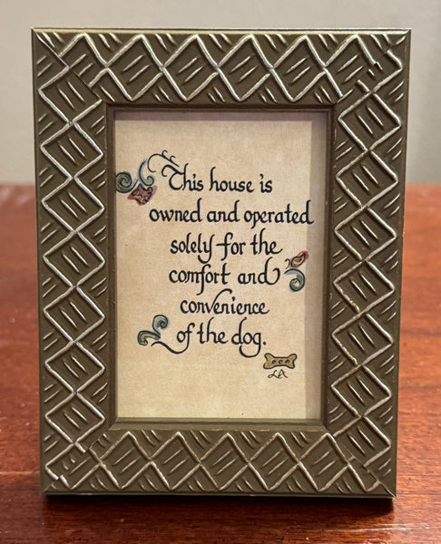 "This House is Owned & Operated "