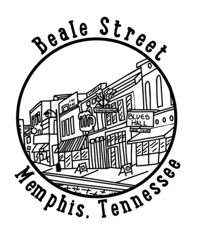 Memphis Tea Towel Beale Street Memphis Tn