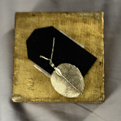 Gold Leaf Mesh Neclace