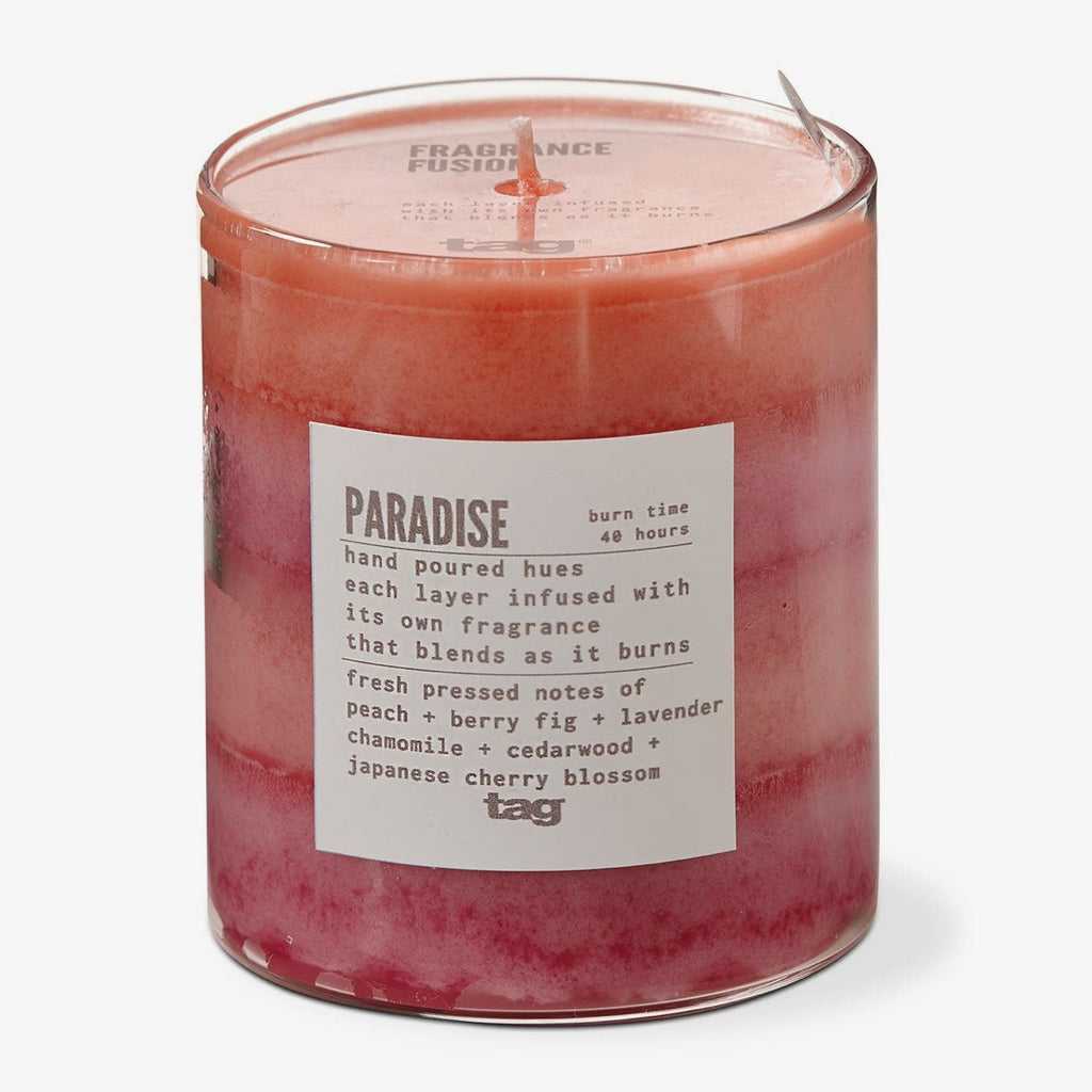 Fragrance Fusion Paradise Pink Candle
