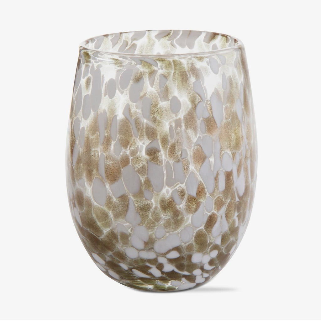 Confetti ,Stemless Wine Glass Neutral
