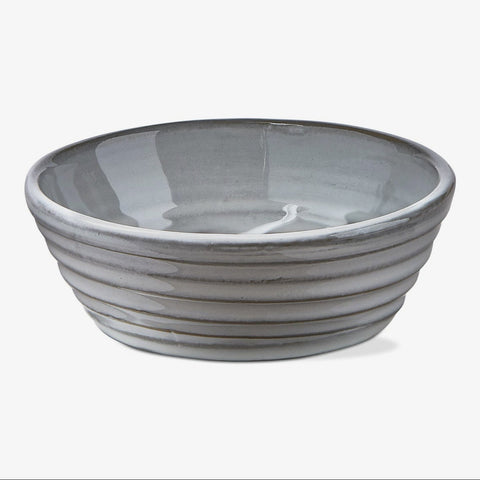 Farnhouse Stoneware White Snack Bowl
