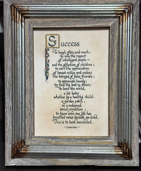 "Success To Laugh Often & Much..."