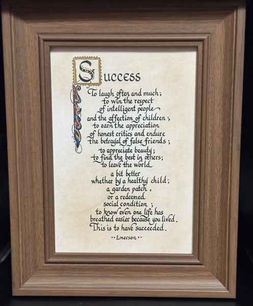 "Success To Laugh Often & Much..."