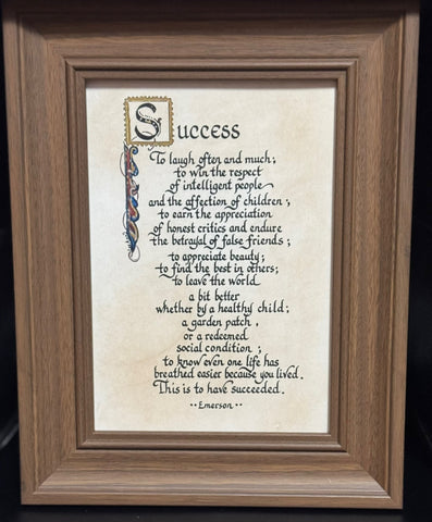 "Success To Laugh Often & Much..."