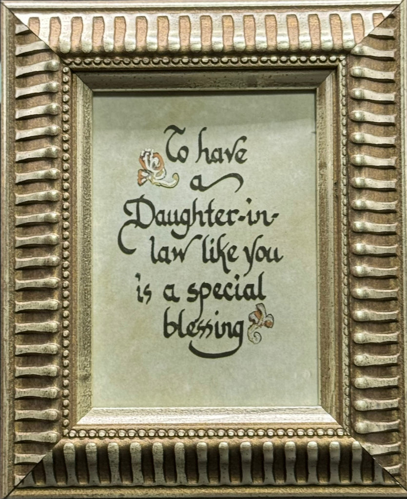 To Have A Daughter-In-Law Like