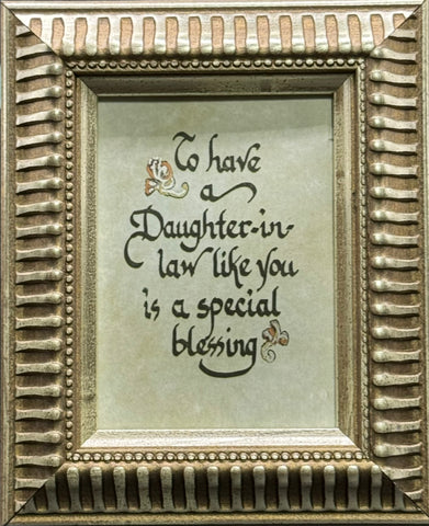 To Have A Daughter-In-Law Like
