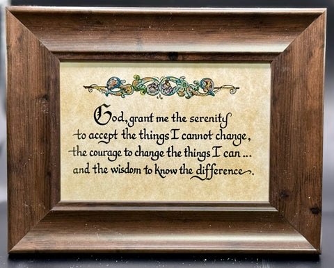 God Grant Me the Serenity