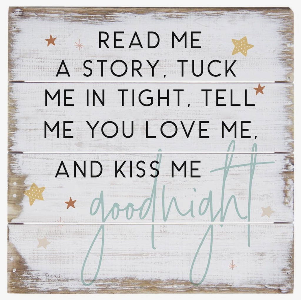 Read me a story wood block
