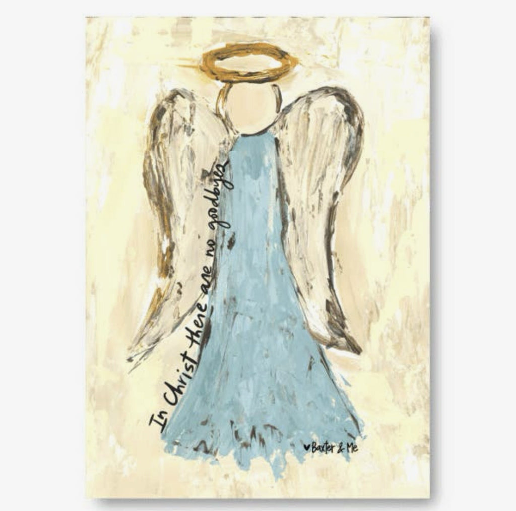 No Goodbyes in Christ Art Canvas