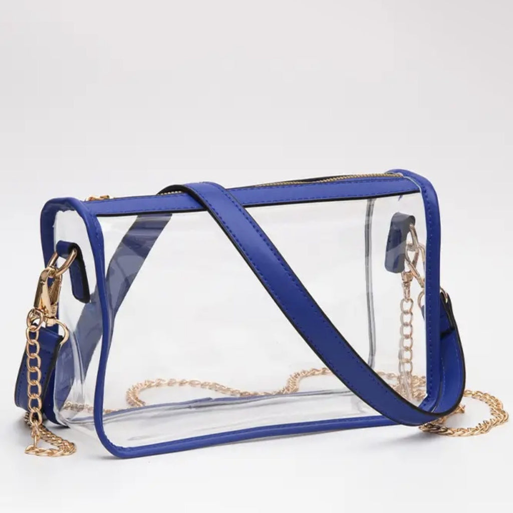 Clear Rectangle Stadium Concert Crossbody handbaG