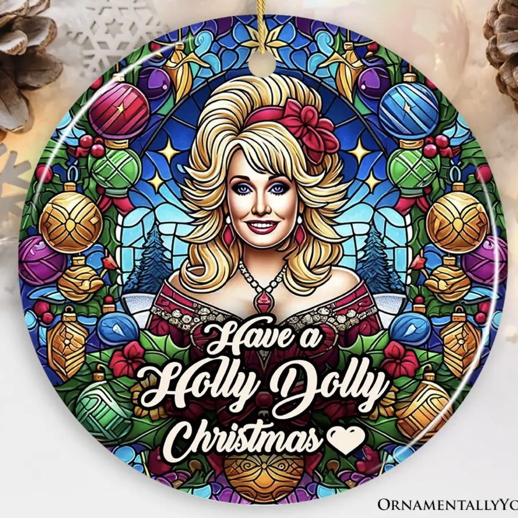 Dolly Parton Christmas ornament
