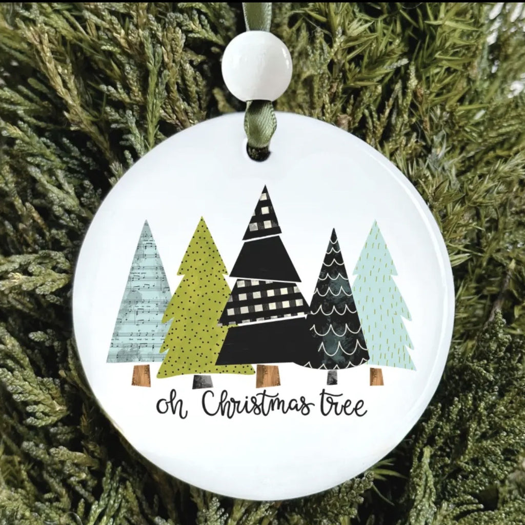Christmas tree trees whimsical ornament