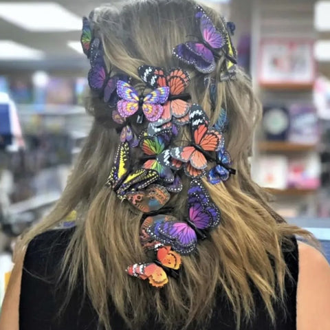 Butterfly clip for hair & home decor