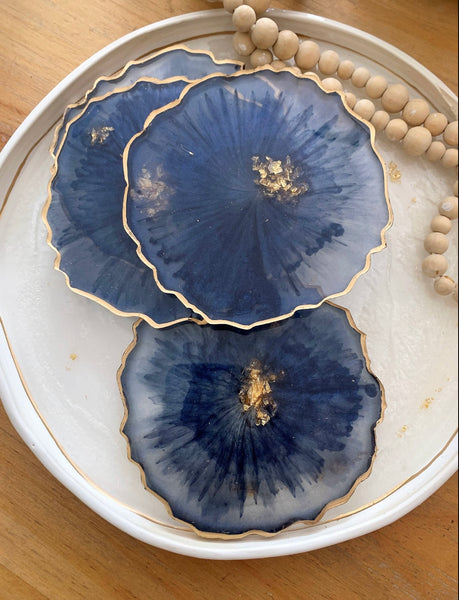 Free Form Geode Coasters