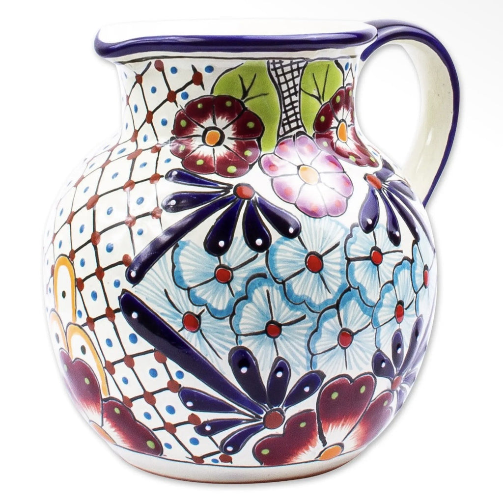 Handmade Colors of Mexico, ceramic pitcher