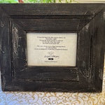 Reclaimed Black Wood 4x6  Frame