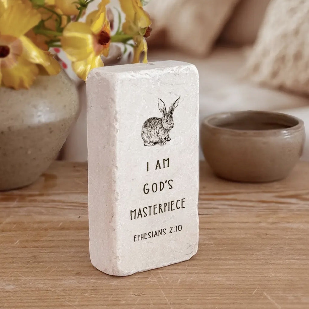 I am God‘s Masterpiece stone decor Ephesians 2:10