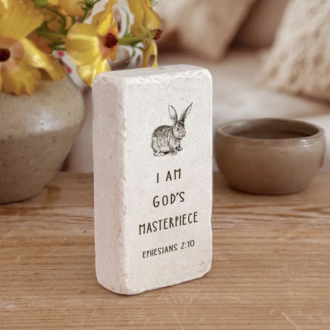 I am God‘s Masterpiece stone decor Ephesians 2:10