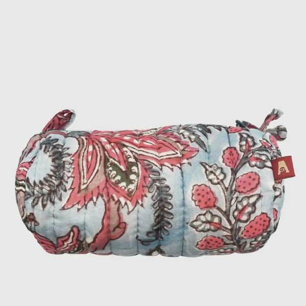 Personal Accessory Bag Hand Block Printed Cotton