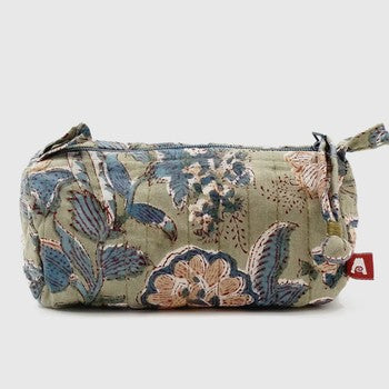 Personal Accessory Bag Hand Block Printed Cotton