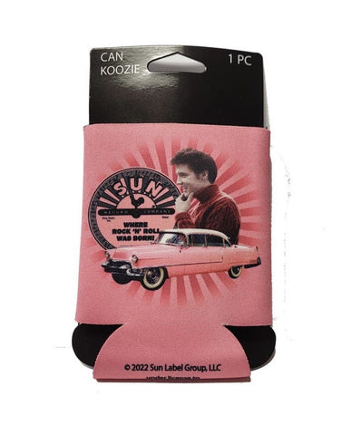 Sun Record Huggie Coozie Pink Elvis