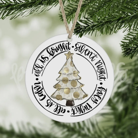 Silent Night Tree Ornament