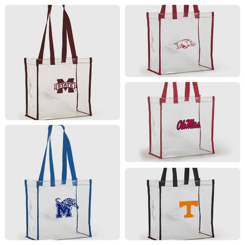 Clear Stadium College Bags Ast
