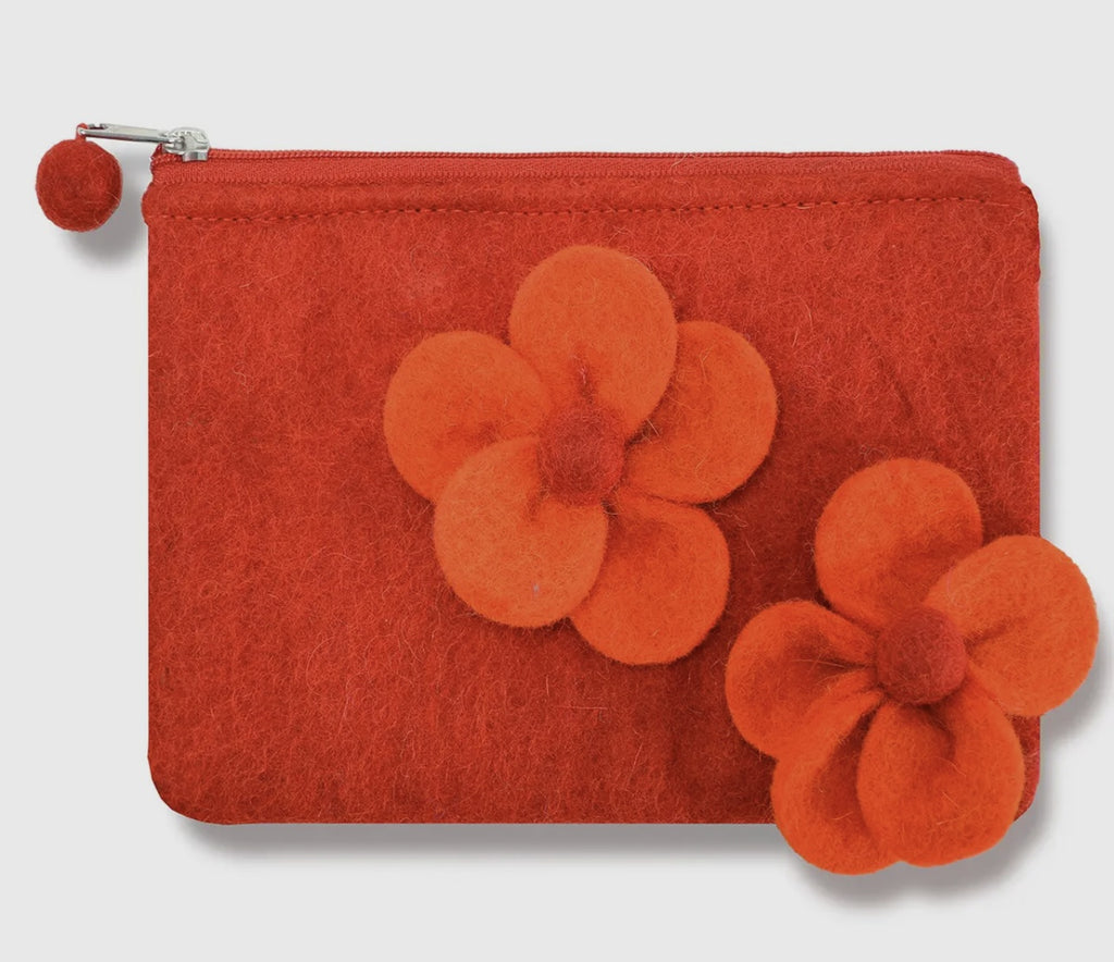 Two flower Long Coin Purse
