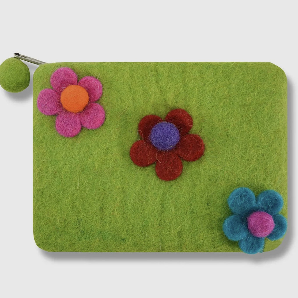 Three Flower Coin Purse