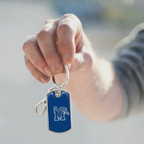 SEC College Dog Tag Keychain