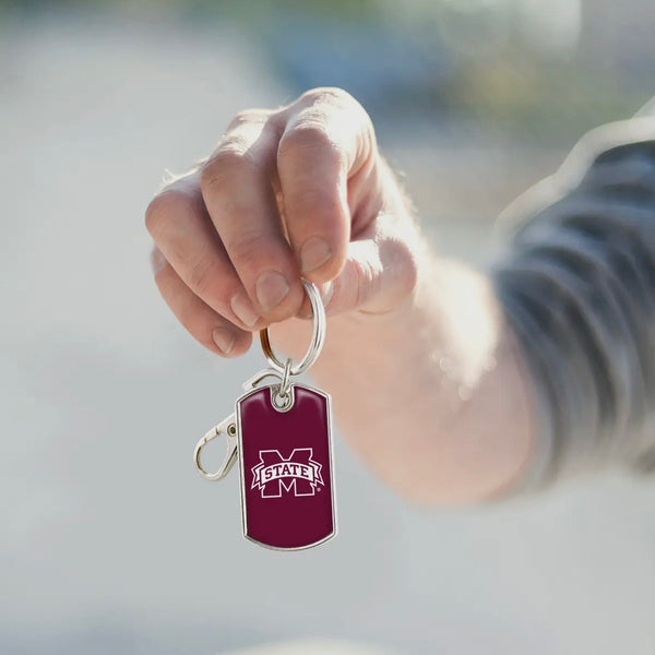 SEC College Dog Tag Keychain