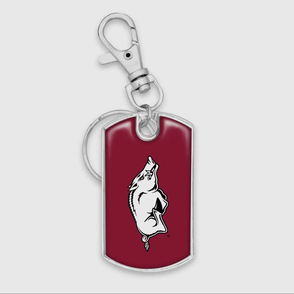 SEC College Dog Tag Keychain