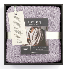 Giving Shawl Light Purple