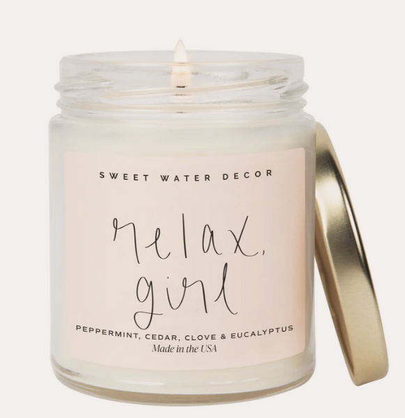 Sweet Water Message Candles 9 Oz
