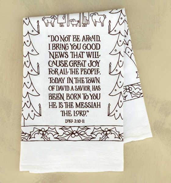 Christmas Tea Towel Little Things Studio