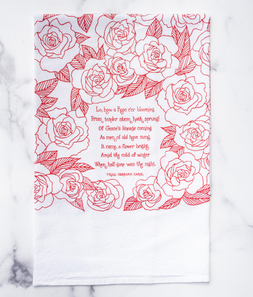 Christmas Tea Towel Little Things Studio