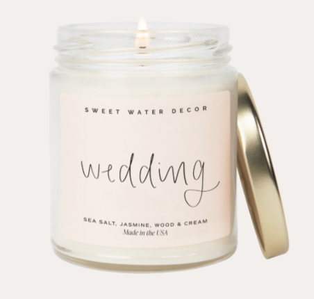 Sweet Water Message Candles 9 Oz