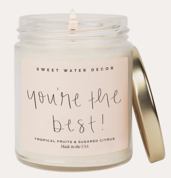 Sweet Water Message Candles 9 Oz