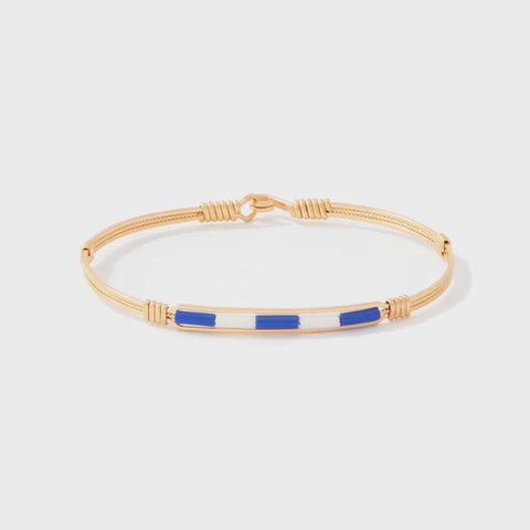 Spirit Ronaldo Collegiate Bracelet- Blue & White