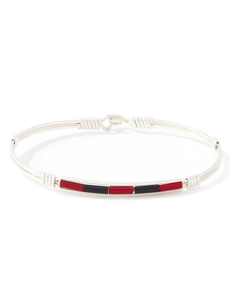 Spirit Ronaldo Collegiate Bracelet- Maroon & Black