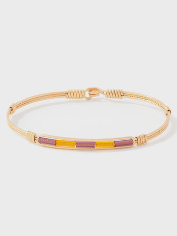 Spirit Ronaldo Collegiate Bracelet- Purple & Yellow 2