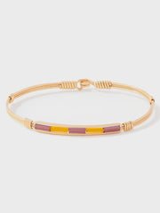 Spirit Ronaldo Collegiate Bracelet- Purple & Yellow 2