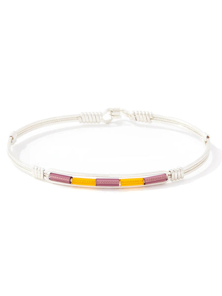 Spirit Ronaldo Collegiate Bracelet- Purple & Yellow 2