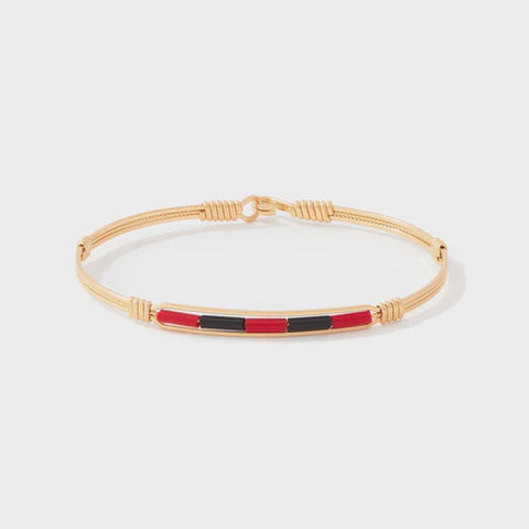 Spirit Ronaldo Collegiate Bracelet- Red 2 & Black