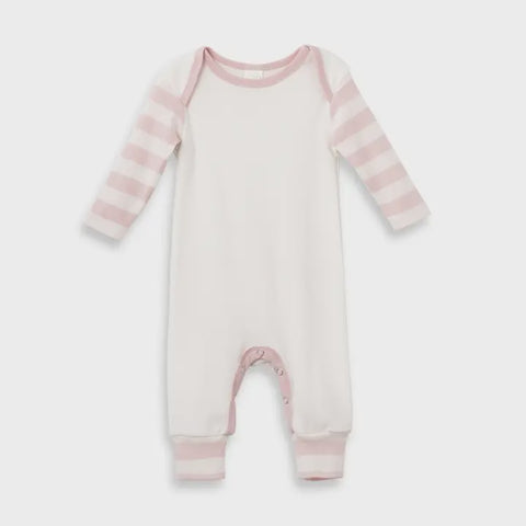 Stripe Cotton Romper