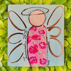Pink Angel Magnet