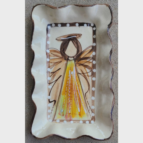 Small Rectangle Angel Plate