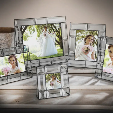 Beveled Glass Picture Frame Ast Sizes