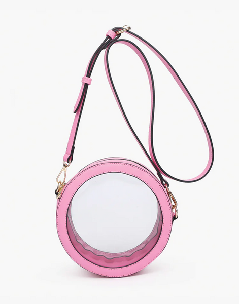 Lilibet Clear Circular Crossbody Purse